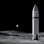 Starship HLS on the lunar surface (artist concept)