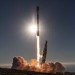Falcon 9 launches the USSF-481 mission from SLC-4E at Vandenberg Space Force Base